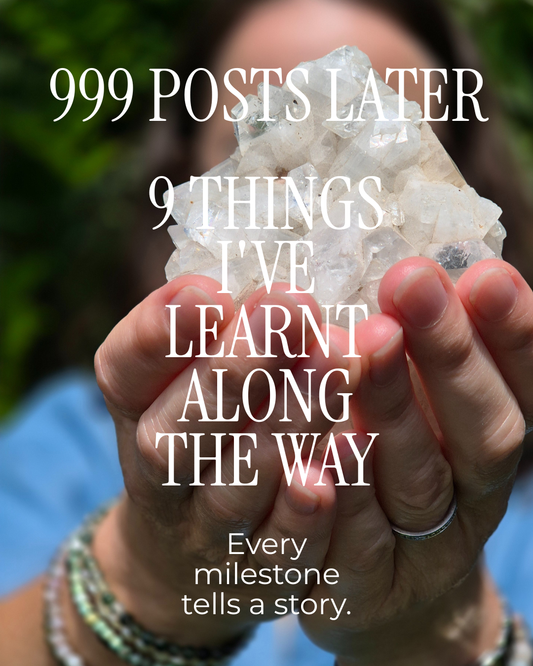 1,000 Posts Later: Building a Crystal Healing Business That Feels Like Me