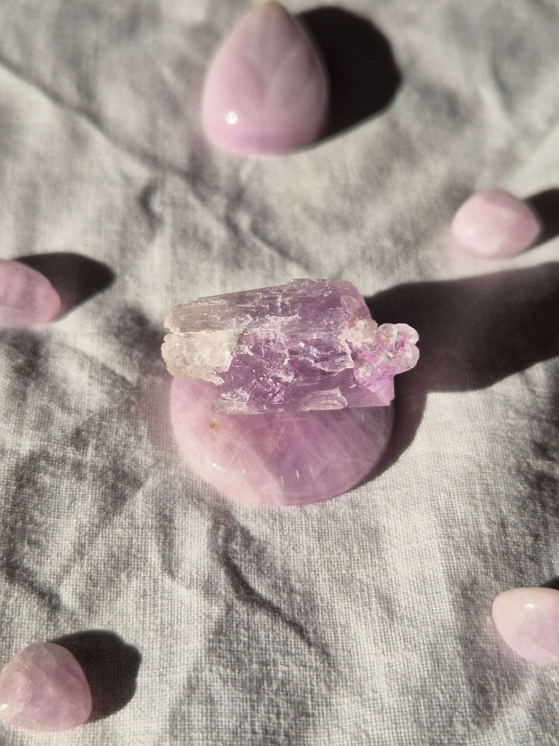 Kunzite, Rose and the Pisces Full Moon