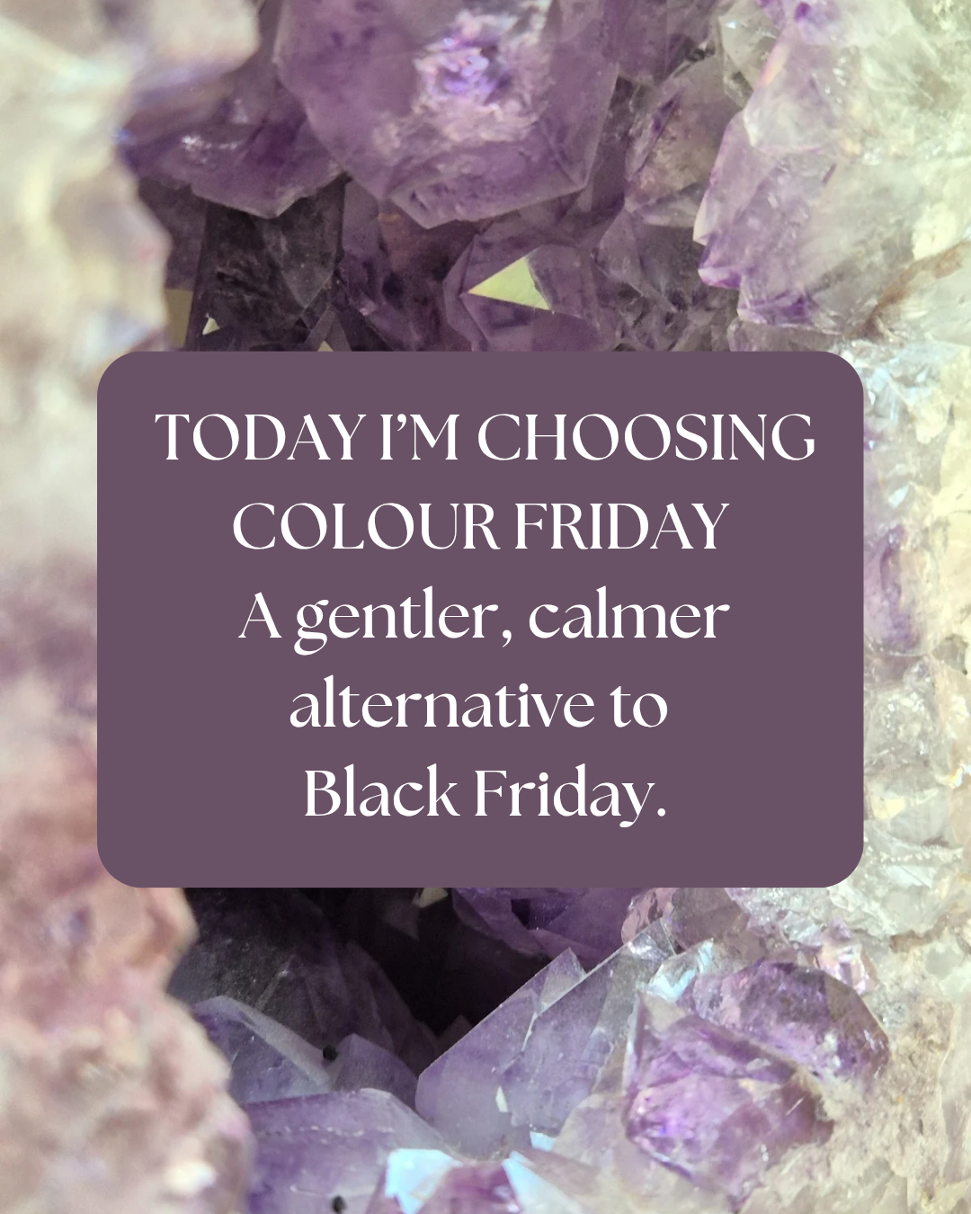 Colour Friday: A Calm, Meaningful Alternative to Black Friday